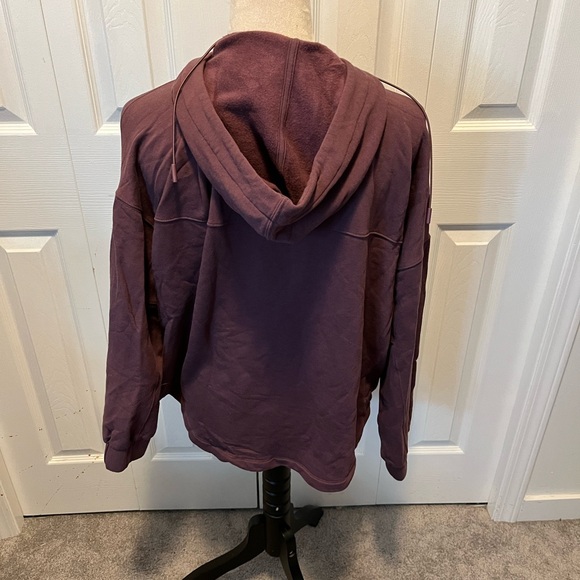 Knix size M soft cozy Women's Burgundy Hoodie Sweater - Picture 10 of 15